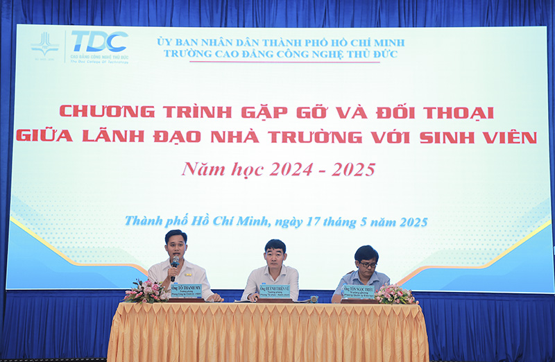 Nâng cao chất lượng đào tạo của nhà trường qua diễn đàn đối thoại cùng sinh viên